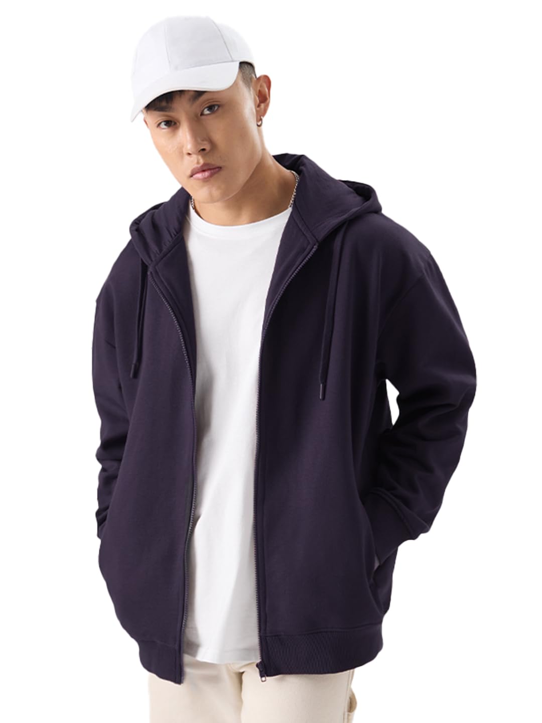 the souled store Cotton TSS Originals: Berry Blast Men's Oversized Hoodies-picture-41