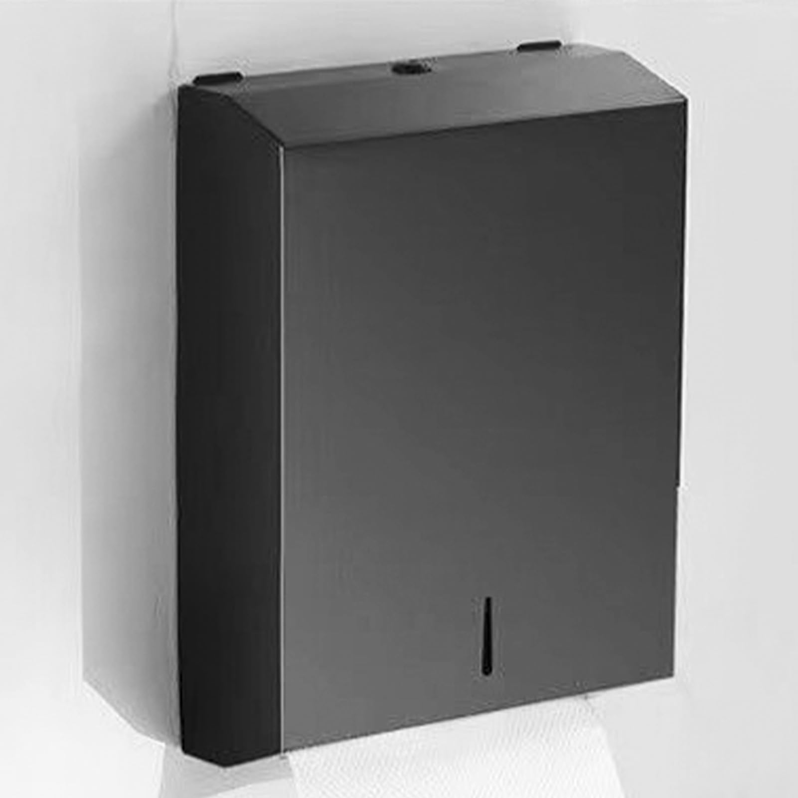Dispenser di Asciugamani di Carta Senza Perforazione Elegante Contenitore per Fazzoletti Multifunzionale Montato a Parete Durevole in Acciaio Inossidabile per Cucina (#3)