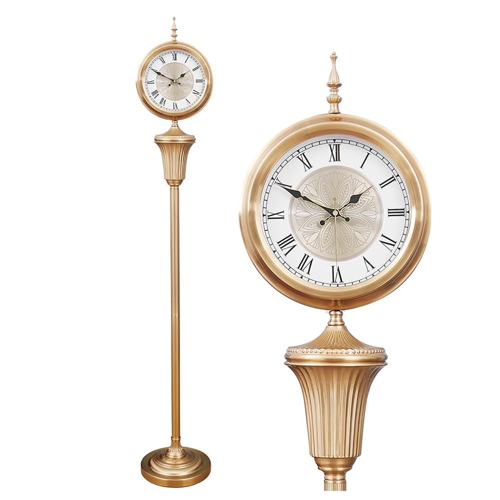 Decorativo Sala De Estar Retro Reloj Piso para la Oficina | Reloj de tierra de personalidad