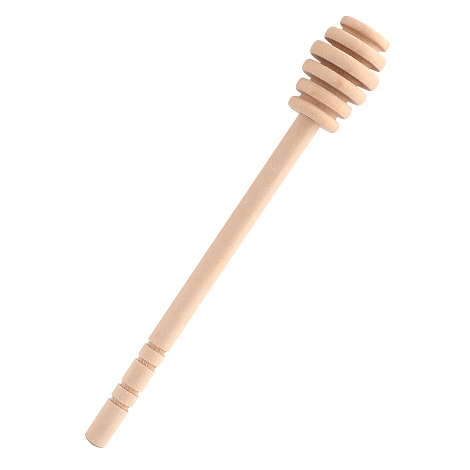 Honiglöffel-Set aus Holz für die Drizzling Collection, Küchenutensilien aus Holz (Nehmen Sie Honey King Slotting 16CM)