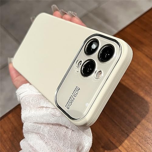 Coque antichoc pour iPhone 12 de couleur unie avec couvre-objectif en verre trempé