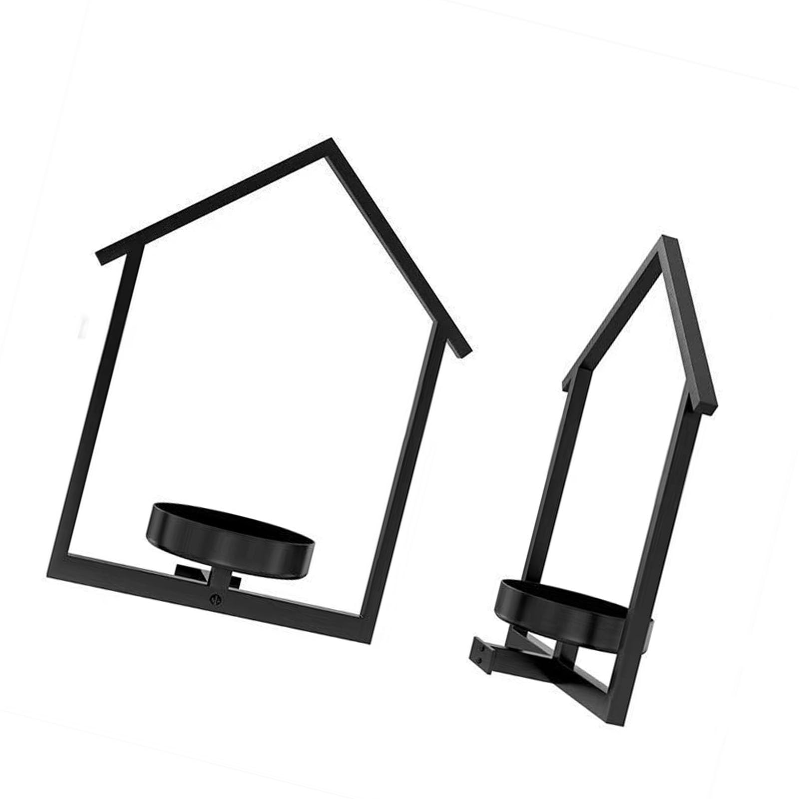 Qusinfc Modern Wall Hanging Planter Iron Vertical Garden Shelf Modern Vertical Plant Stand for Creating Green Plant Display Rack