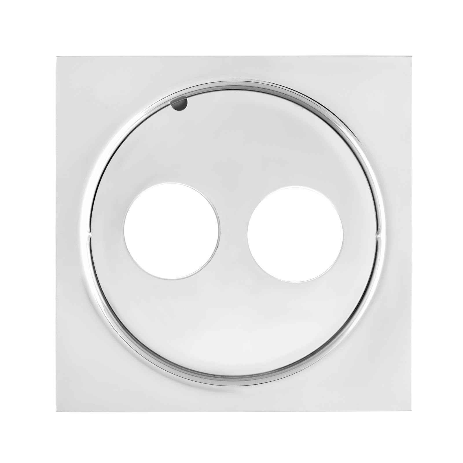 NEW WARE® 5 * 5 Inch Stainless Steel Bathroom Jali/Trap Floor Drain with Double Hole - Chrome Finish (B0843KC82S) Amazon Price History, Amazon Price Tracker