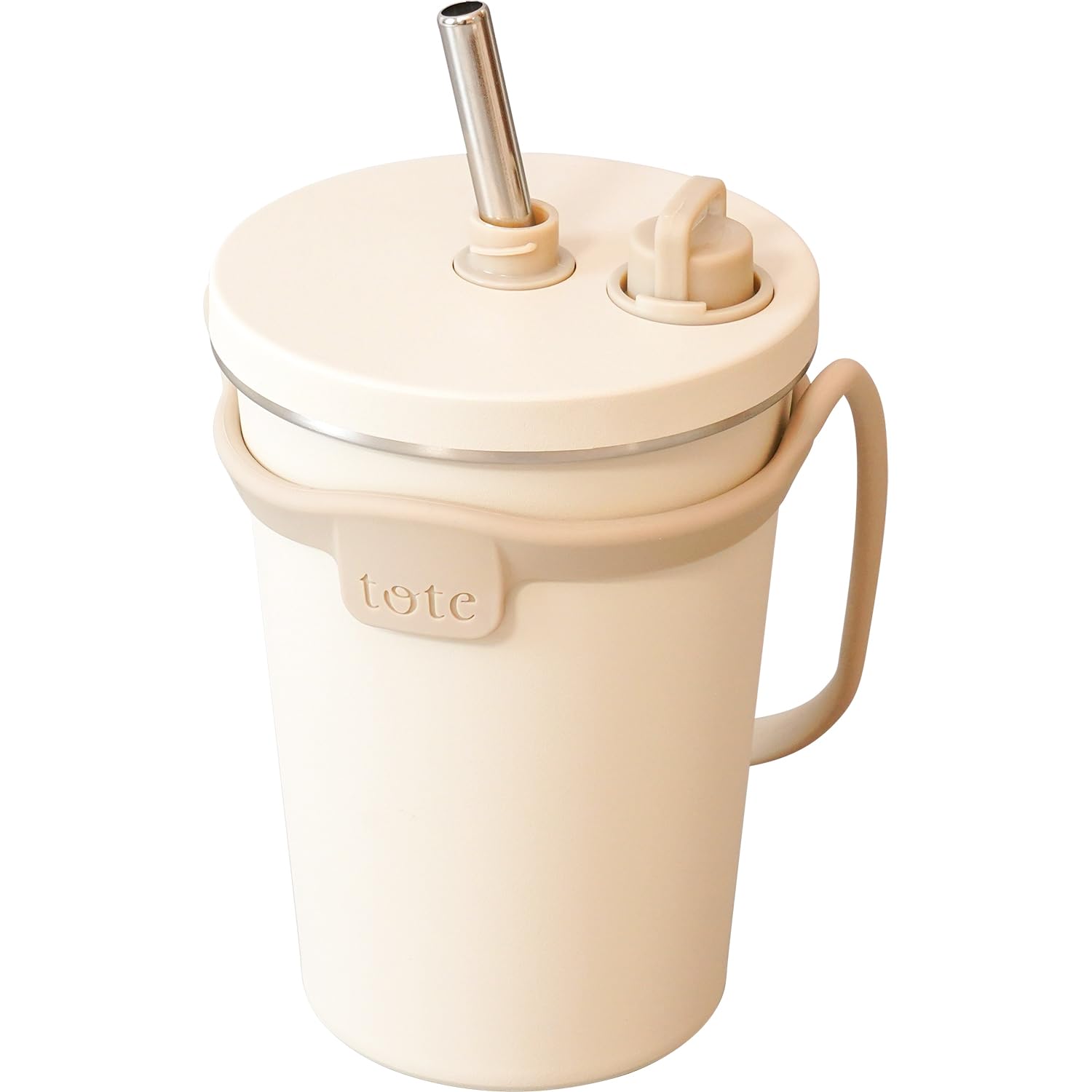 Amazon｜和平フレイズ ストロー付 タンブラー 320ml アイボリー 2WAY