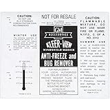 Eckler's Premier Quality Products 40141992 Full Size Chevy Windshield Washer Filler Jar Label KleerView
