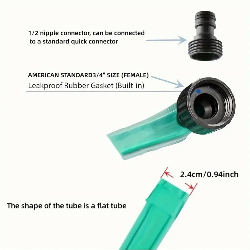 Miniatura 3 de Garden Sprinkler and Soaker Hose Set - Complete Lawn & Vegetable Watering Kit(7.5M)