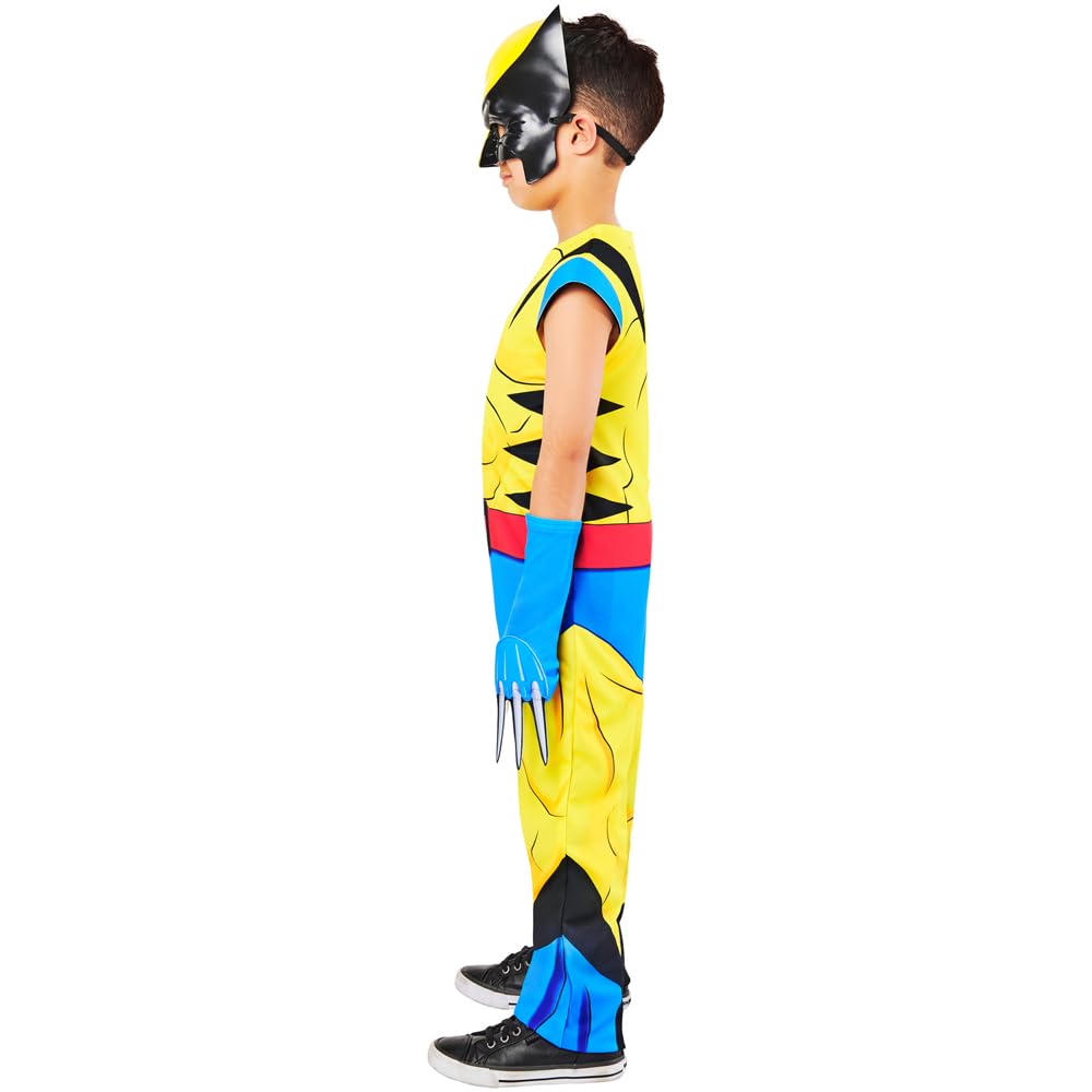 Rubies Costume ufficiale Marvel Wolverine per bambini, taglia 9-10