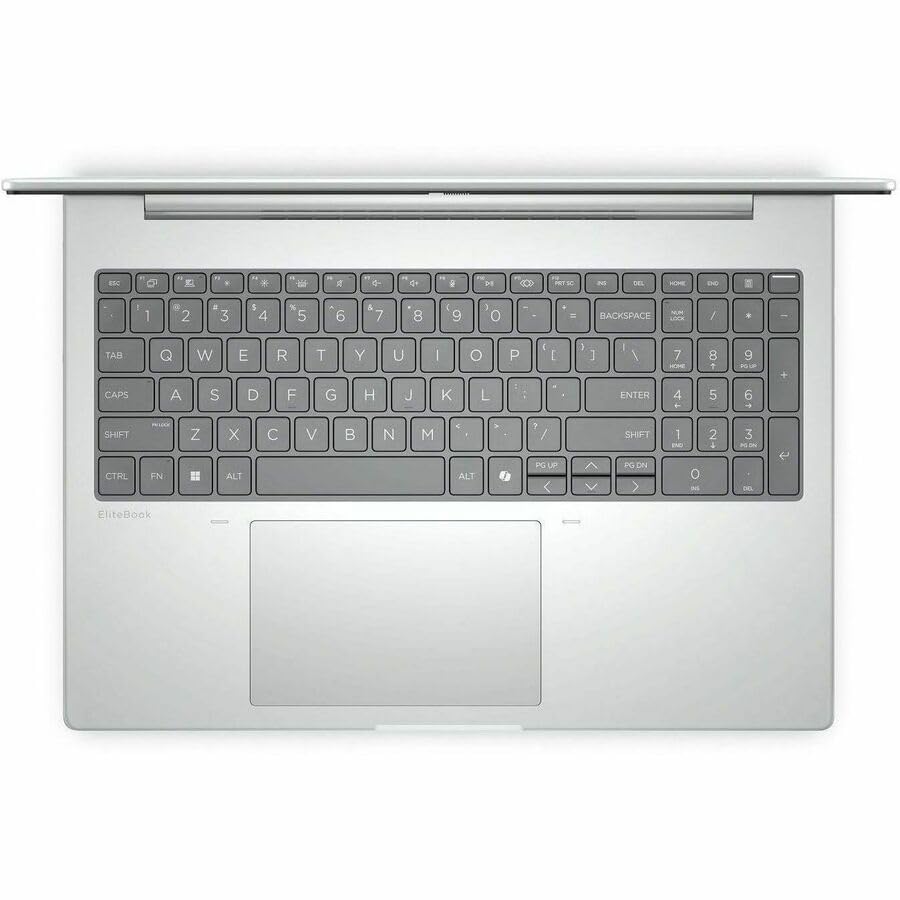 Image of HP EliteBook 8 G1a 16 inch Touchscreen Copilot+ PC Notebook - WUXGA - AMD Ryzen AI 5 340-32 GB - 512 GB SSD - English Keyboard - Glacier Silver - AMD Chip - 1920 x 1200 - Windows 11 Pro - Radeon 840M -