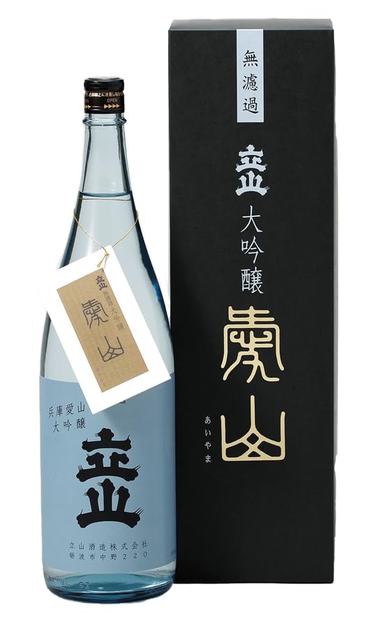 Amazon.co.jp: 立山 無濾過大吟醸 愛山 1800ml : 食品・飲料・お酒