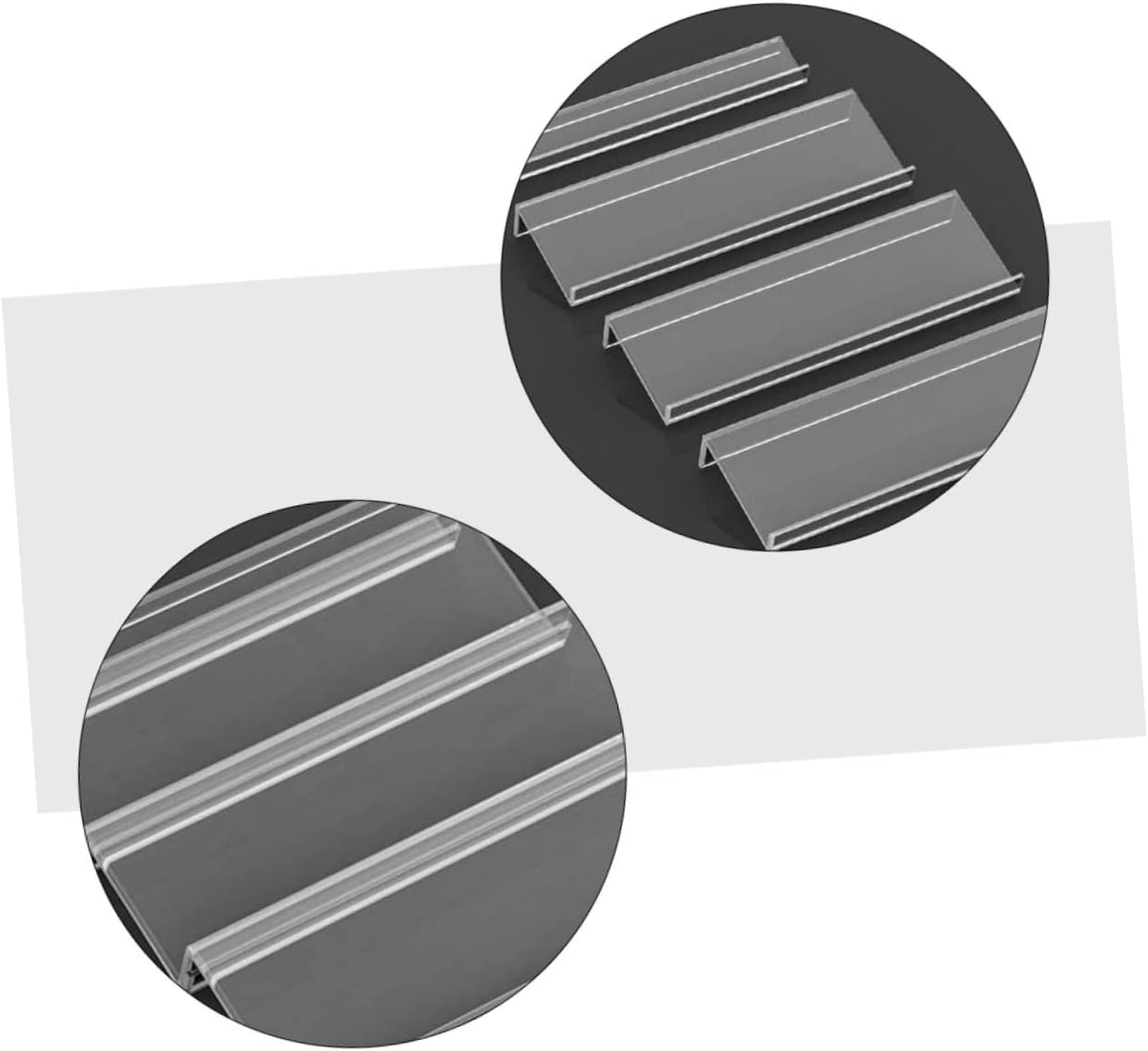 ABOOFAN 4-tier Spice Drawer Organizer Acrylic Spice Bottle Rack Expandable Seasoning Storage Kitchen Step Shelf