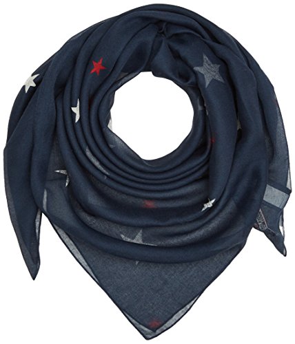 Tommy Jeans Donna Sciarpa Blu (Philo Print/dress