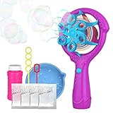 [page_title]-Anpro LED Seifenblasenpistole mit 240ml Seifenblasenwasser und Flasche, LED Seifenblasen Spielzeug für Hochzeit, Kindergeburtstag