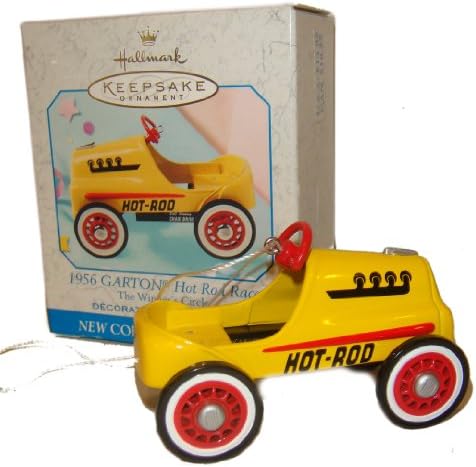 Christmas Ornament Vintage 1956 Garton Hot Rod Racer 1999 Die Cast Metal