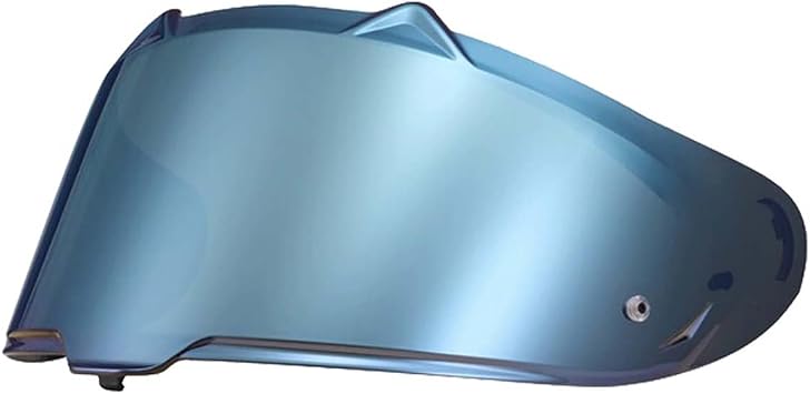 LS2 Helmets Challenger II/Dragon Carbon Outer Shield - Dark Electron Blue Iridium with Horns