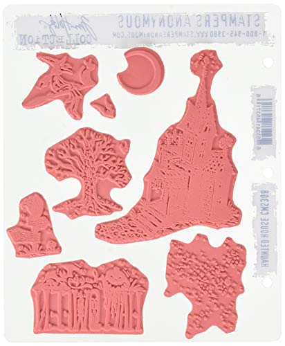 Stampers Anonymous Haunted House Cling Timbro Set