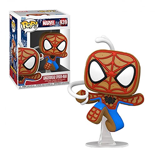 Funko Pop 939 Spiderman Holiday Gingerbread, Multicolor