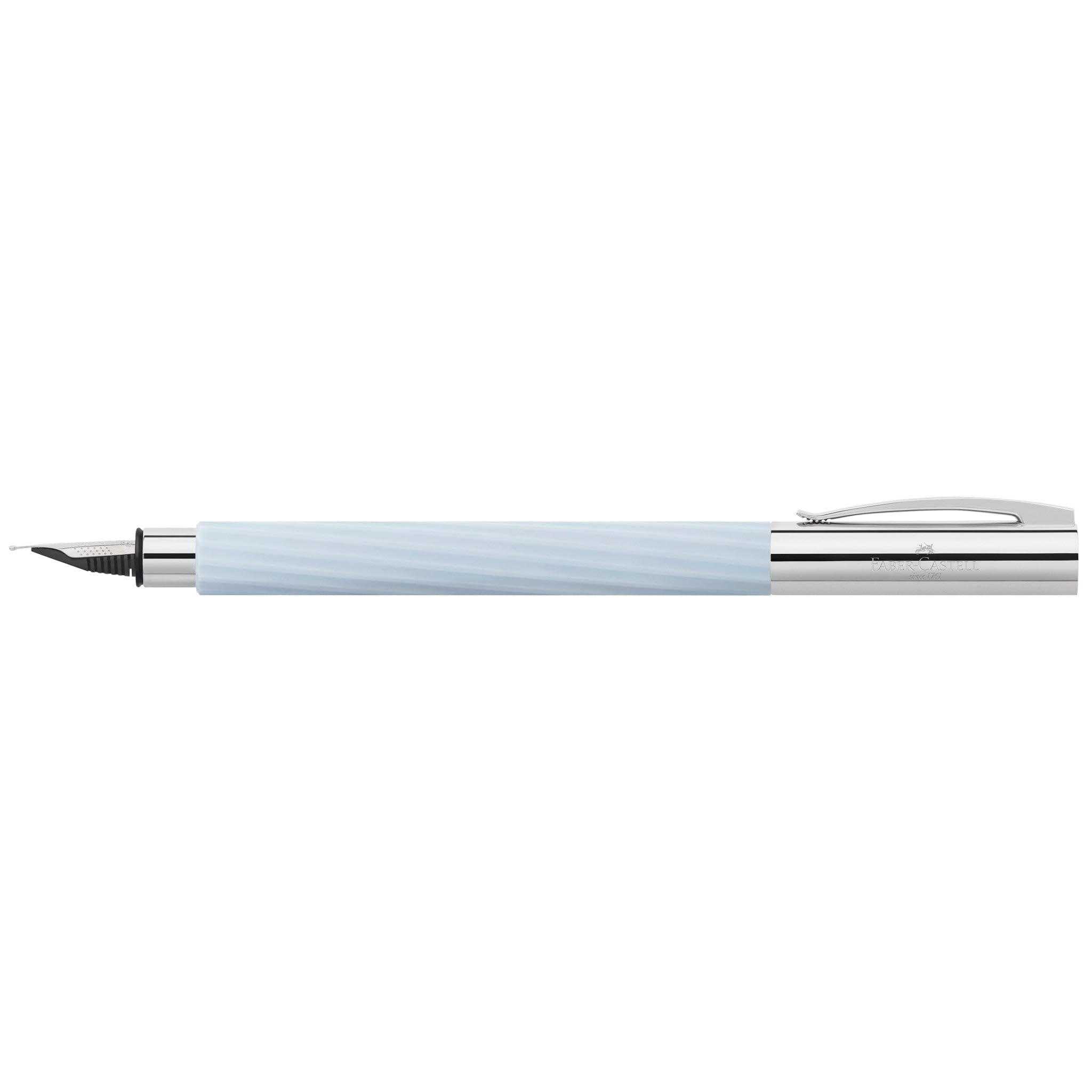 Faber-Castell Ambition Füllfederhalter, kursives Eisblau, Medium