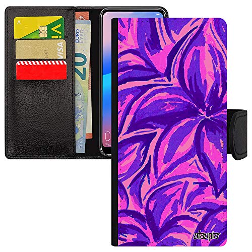 Housse Samsung A21s simili cuir fleurs pour votre quotidien