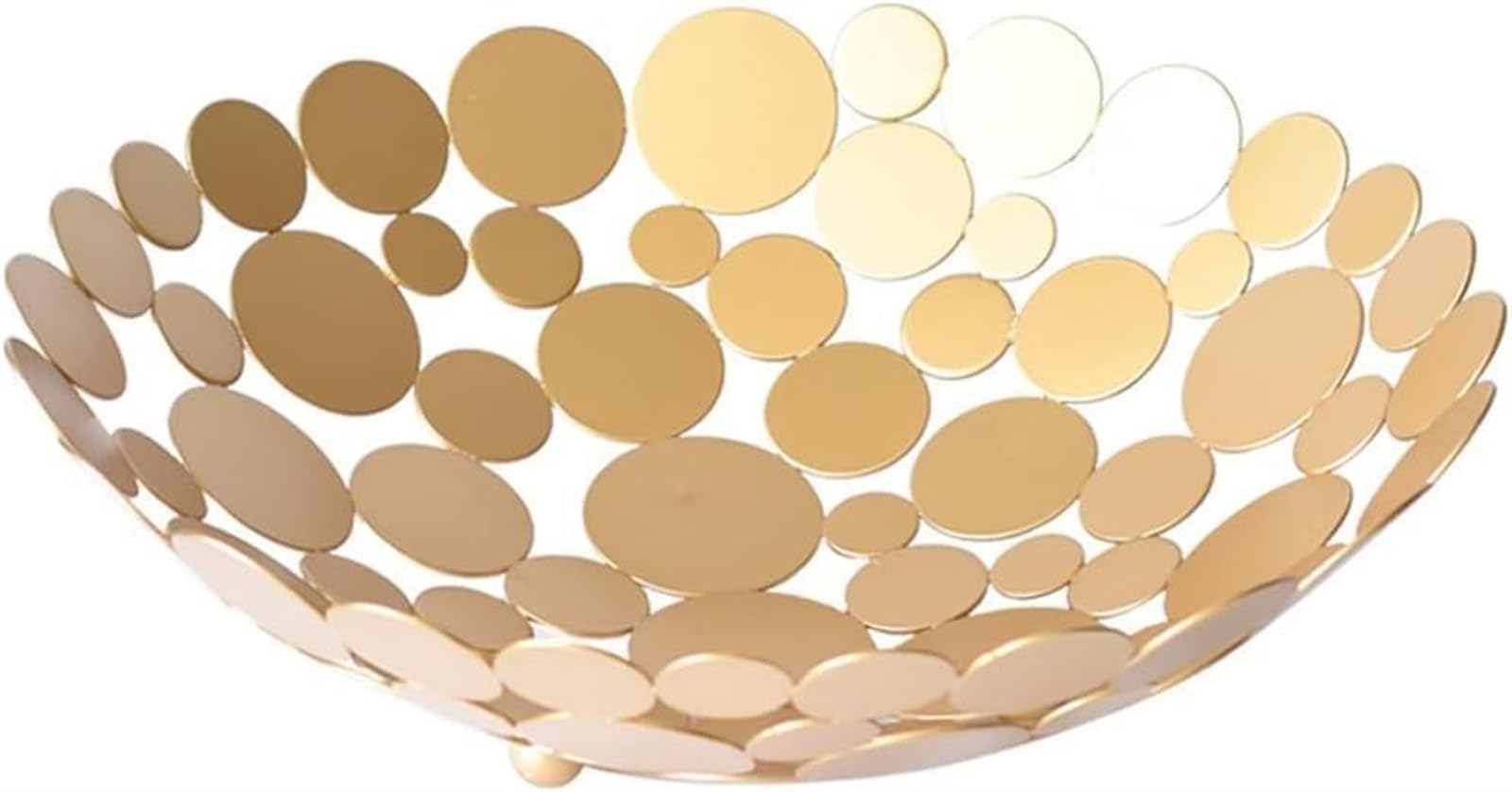 Mnuvxzaewf Onecolor Kitchen Countertop Fruit Rack-Metal Basket Round Bowl(Onecolor)