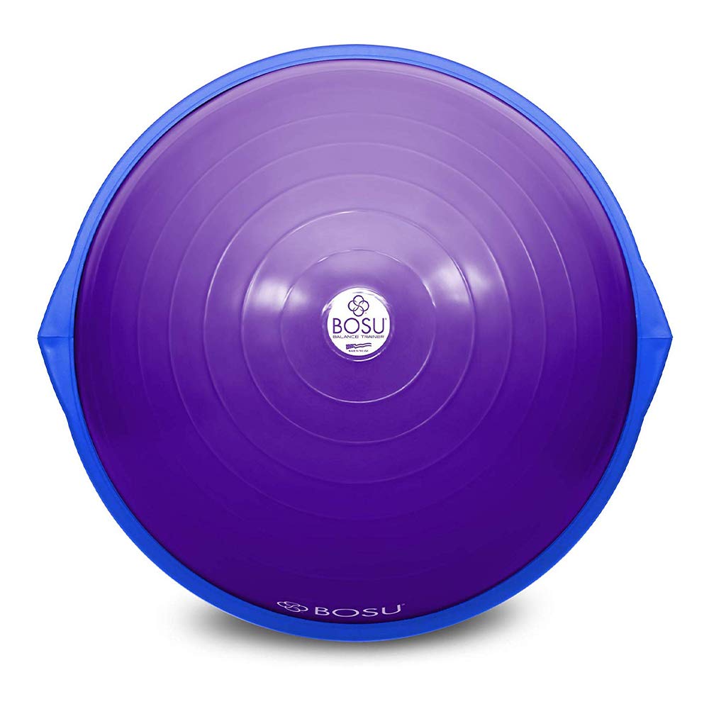 Photo 1 of (READ FULL POST) Bosu Home Gym Equipment The Original Balance Trainer 26 Inch Diameter Purple/Blue