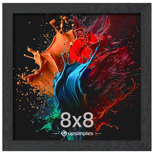 upsimples 8x8 Picture Frames, Wall Gallery Square...