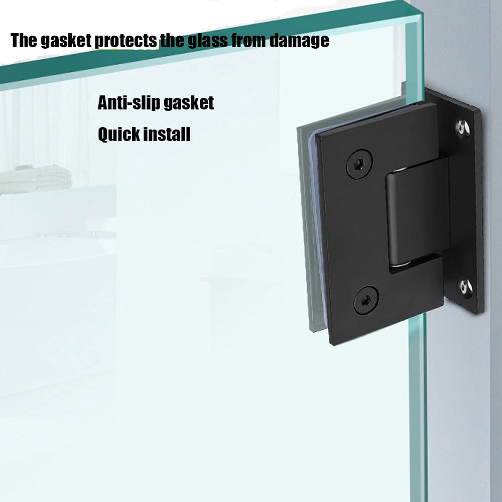 Cerniera 90° Per Vetro - Acciaio Inox, Spessore 8-12mm, Per Porte Doccia E Vetrine