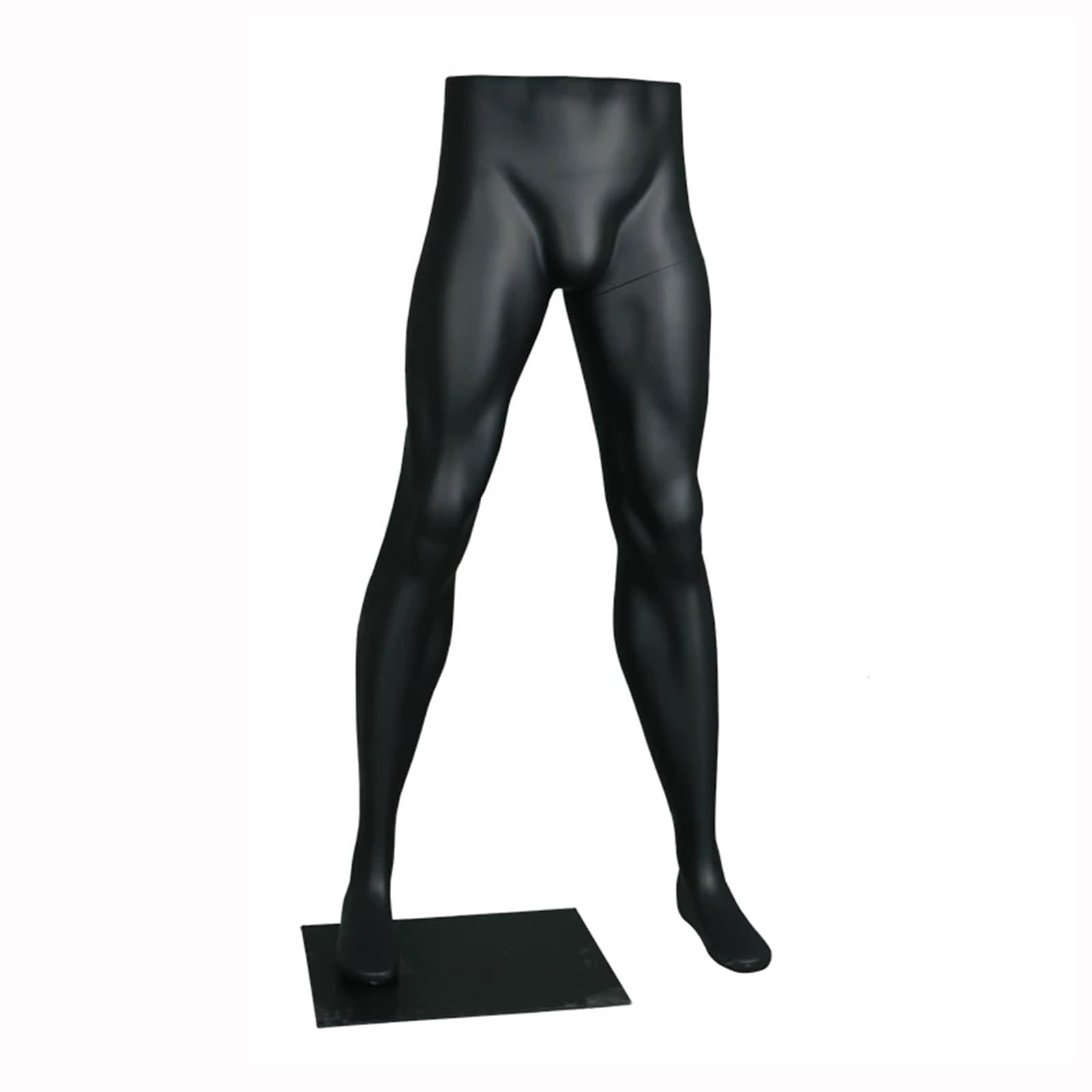 Male Lower Body Mannequin Pants Display Form, Full Leg Mannequin With Metal Base For Retail Store, Boutique(A-Male)
