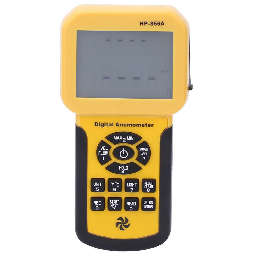 856A USB Portátil LCD Pantalla Digital Anemómetro Anemómetro Probador