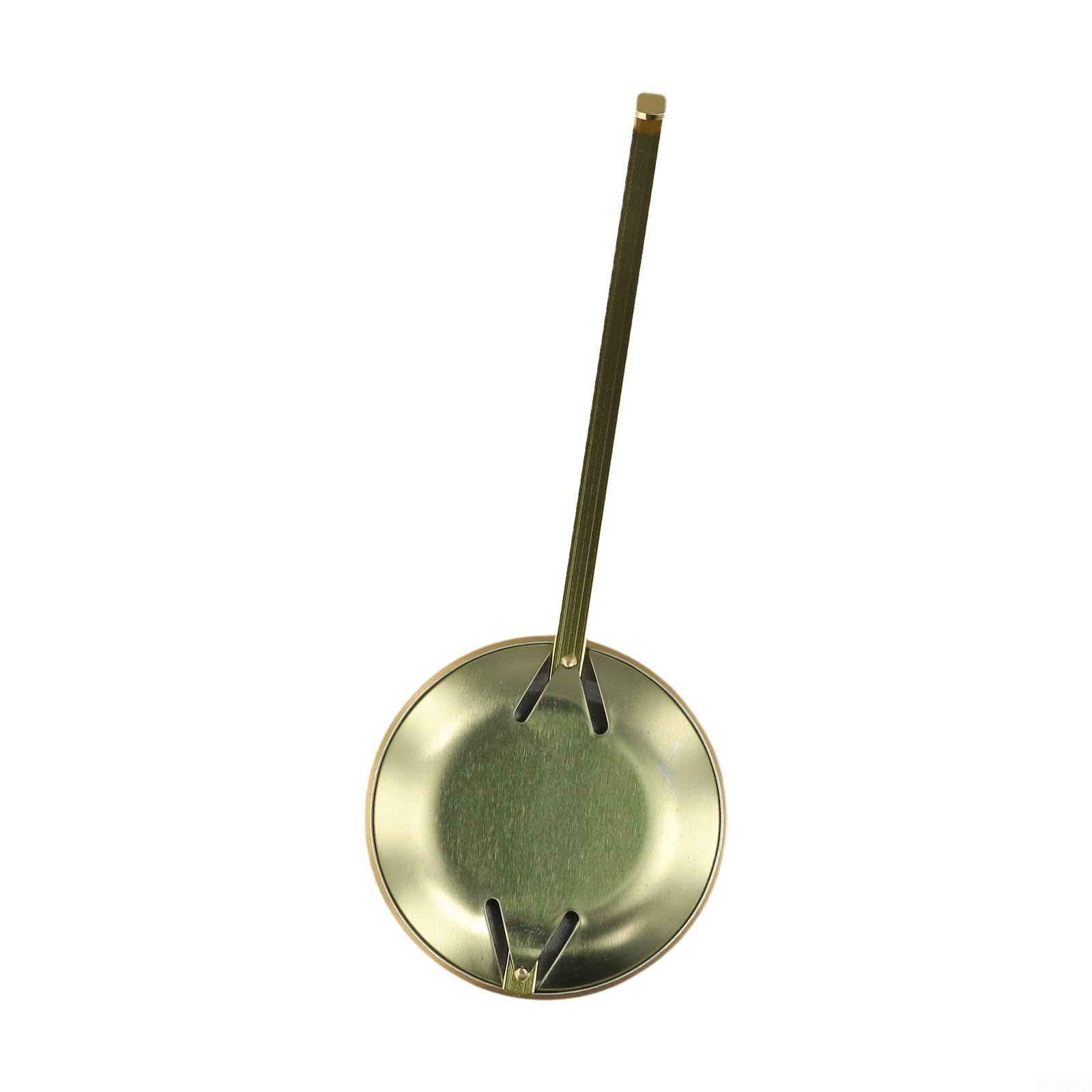 Pendolo in metallo movimento oscillante al quarzo accessori per orologio da parete oro lucido parti di ricambio fai da te con diametro 6,1 cm e lunghezza 15,9/21,6 cm (lunghezza 150 mm)