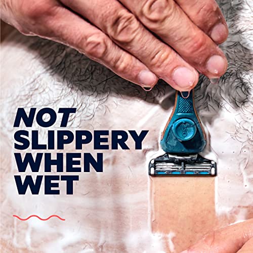 Dollar-Shave-Club-Full-Body-Shaving-Kit-with-Diamond-Grip-Club-Series-Razor-Handle-No-Slip-Body-Shaving-Handle-4-Blade-Razor-Refill-Cartridges-and-Shave-Cream-3oz-Razors-for-Men-Women