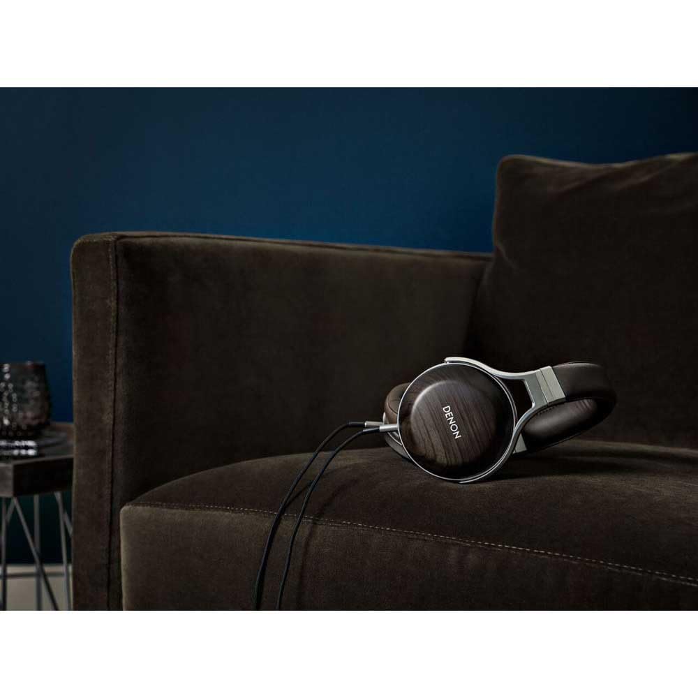 Denon AH-D5200 Marrón, Plata Supraaural Diadema Auricular - Auriculares (Supraaural, Diadema, Alámbrico, 5-40000 Hz, 3 m, Marrón, Plata)