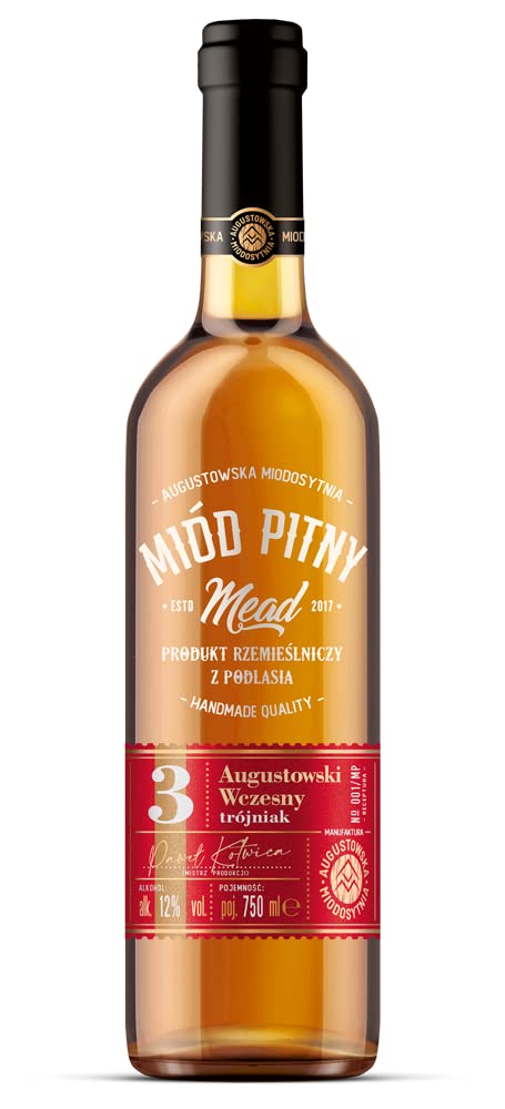 Honigwein Met 0,75 L | 12 vol.%| aus Polen Metwein Honey Mead Honig Wein halbsüß