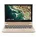 Price comparison product image Lenovo Chromebook C330 11.6 Inch HD Convertible Touchscreen Laptop (64-Bit Quad Core Processor, 4 GB RAM, 32 GB eMMC storage, Chrome OS)  Champagne Gold