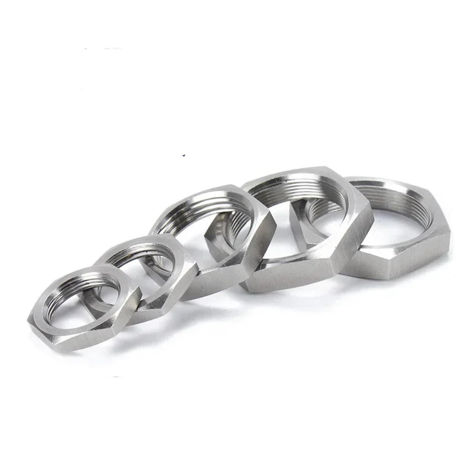 Écrou hexagonal 1/8" BSPT femelle en inox 304 pour raccord de tuyauterie