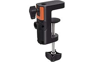 Table Clamp Mount for Microphone Stand - Versatile Mic Boom Arm Clamp...
