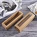 [15pcs]Brown Macarons Boxes of 6 Cavity, Small Macaron Container Bakery Box also fits for Muffins and Cookies Kraft Cardboard Packaging with Clear Window Lid 8inch×3inch×2 inch,Pack of 15