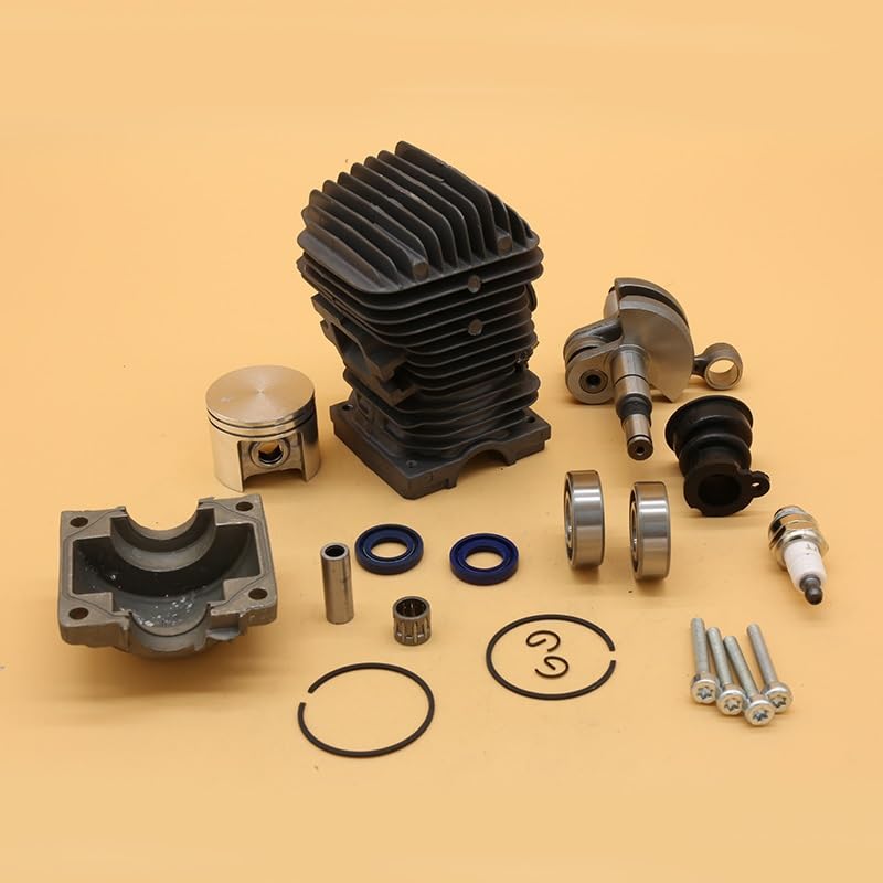 Części do kosiarki 42.5mm tłok cylindra uszczelnienie łożyska wału korbowego zestaw do pilarek STIHL MS250 MS230 025 023 MS 250 230 ogród części zamienne pił łańcuchowych