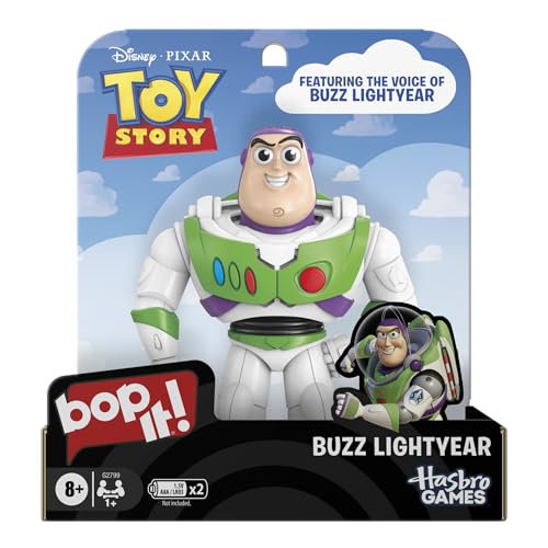 Hasbro Gaming Bop It! Disney Pixar Buzz Lightyear Edition Game | Inspired by Toy Story 5 | Officially Licensed Disney Kids Games | Ages 8+ | 1+ Players - image 3