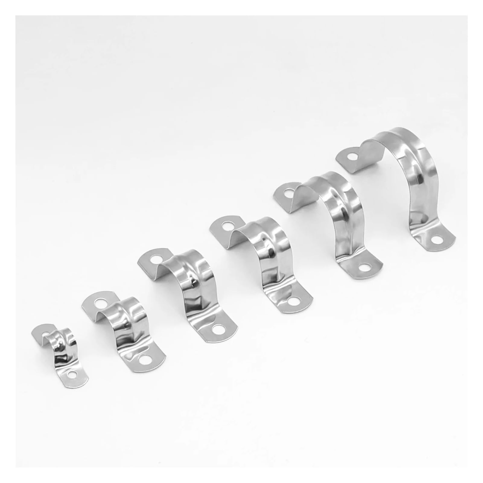 Fijador De Soportes Manguera Con Abrazaderas Sillín Tubo Acero Inoxidable 304 5-100 Mm(20PCS M100)