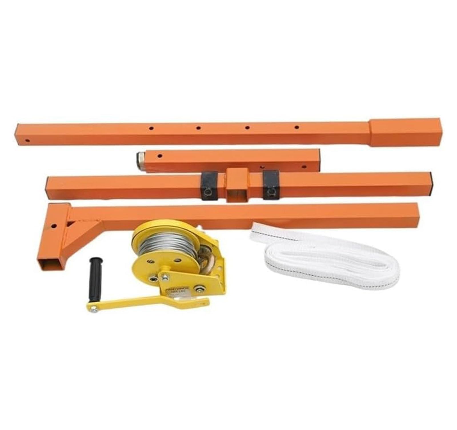 Outil de Levage pour Installation de climatisation, Grue de Levage pour climatiseur,Palan Manuel pour Montage,Treuil Manuel pour Grue extérieure,Capacité de Levage : 150 kg 10M