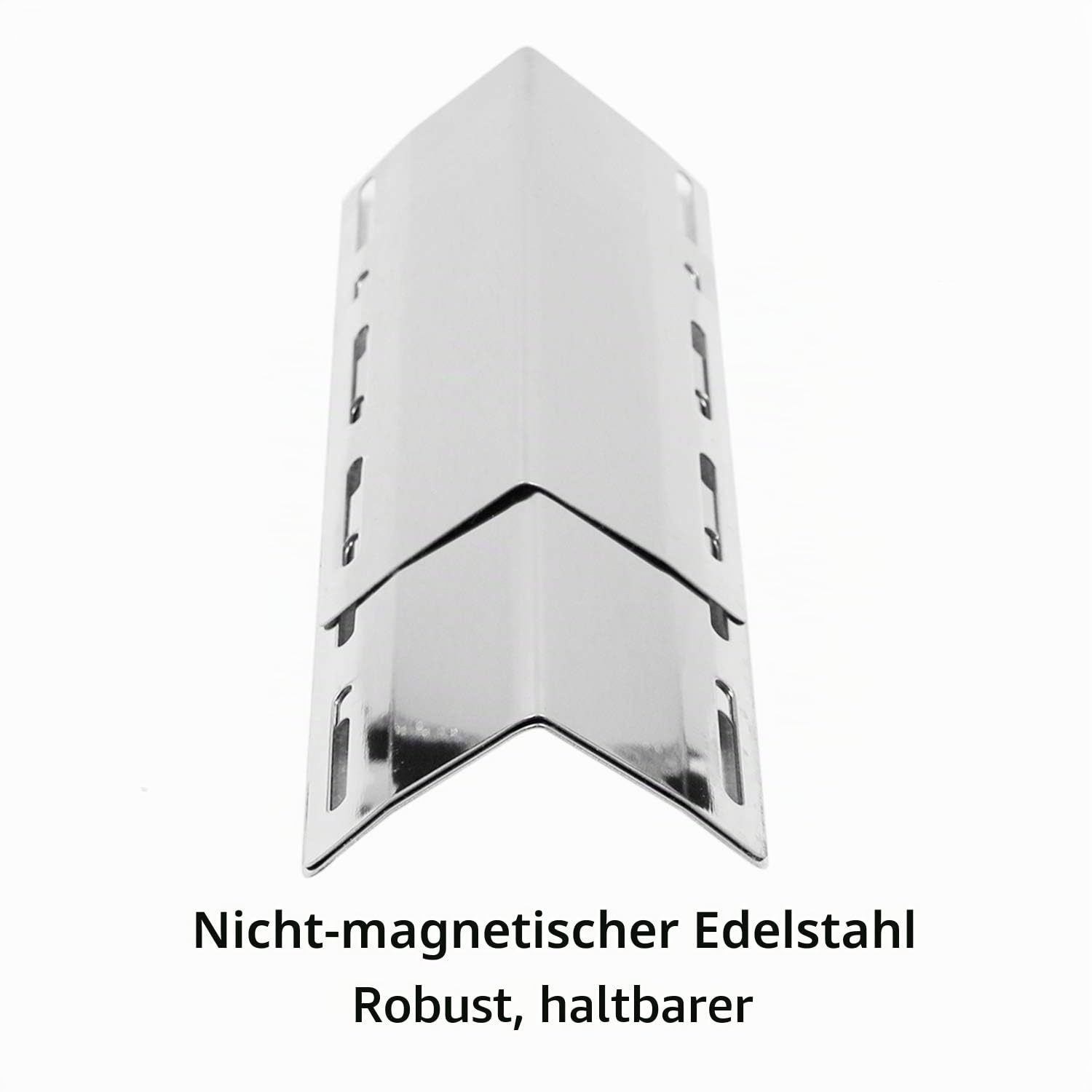 GFTIME Universal Gas Grill Ersatz Edelstahl Brenner, Brennerabdeckung für Enders, Taino, ProfiCook, Campingaz, Charbroil, Landmann, Tepro, Mr Gardener, Rösle Vision G3, Barbecook