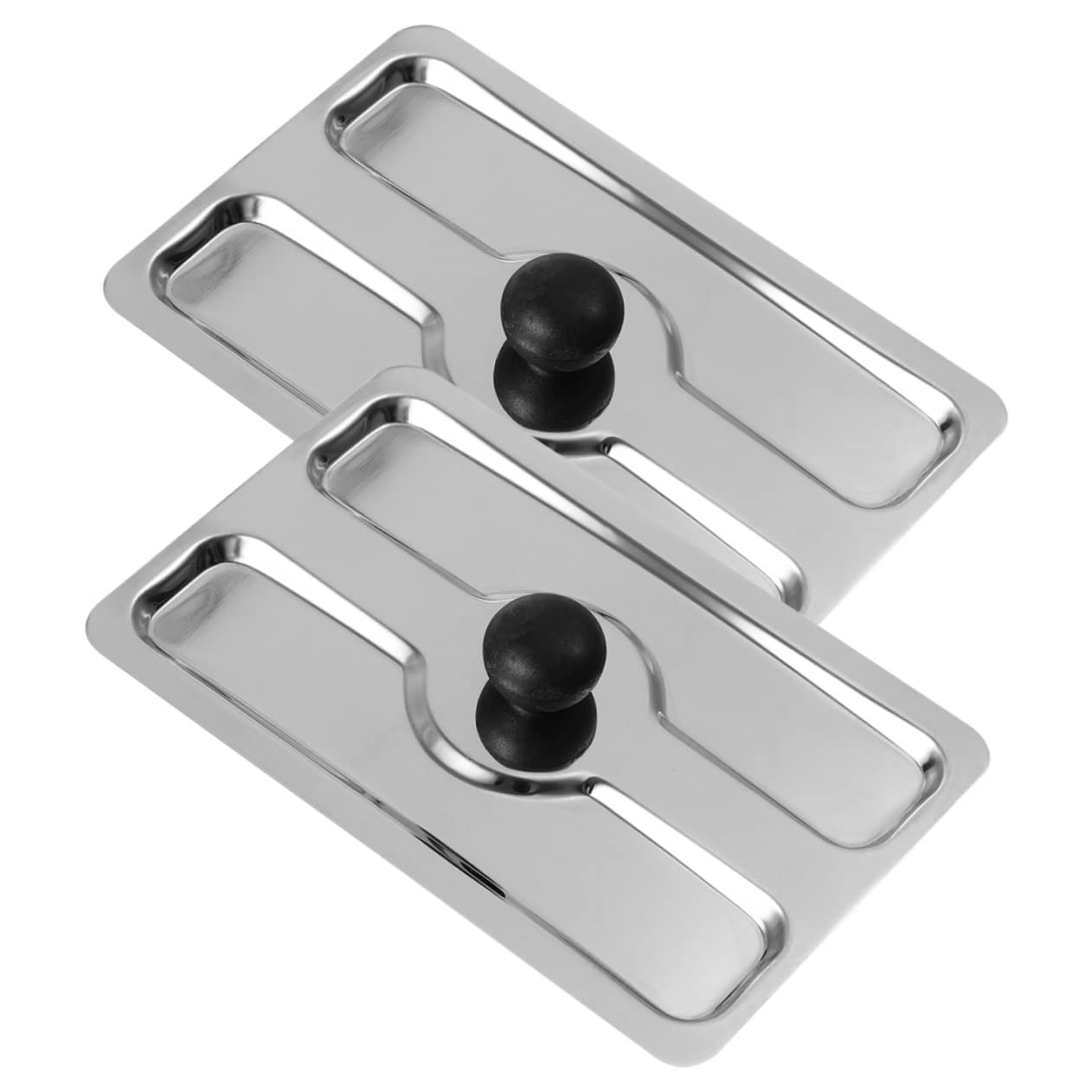 Tapa de Tostadora de 2 Rebanadas de Acero Inoxidable, 2 Piezas