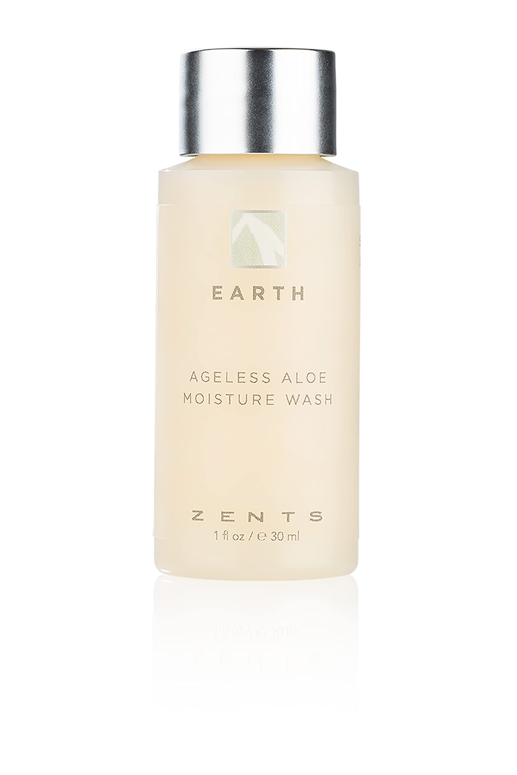 Zents Hand & Body Wash (Travel Size - Earth Fragrance) | Hydrating Anti-Aging Cleanser with Organic Shea Butter & Aloe for Dry Skin | Gentle &