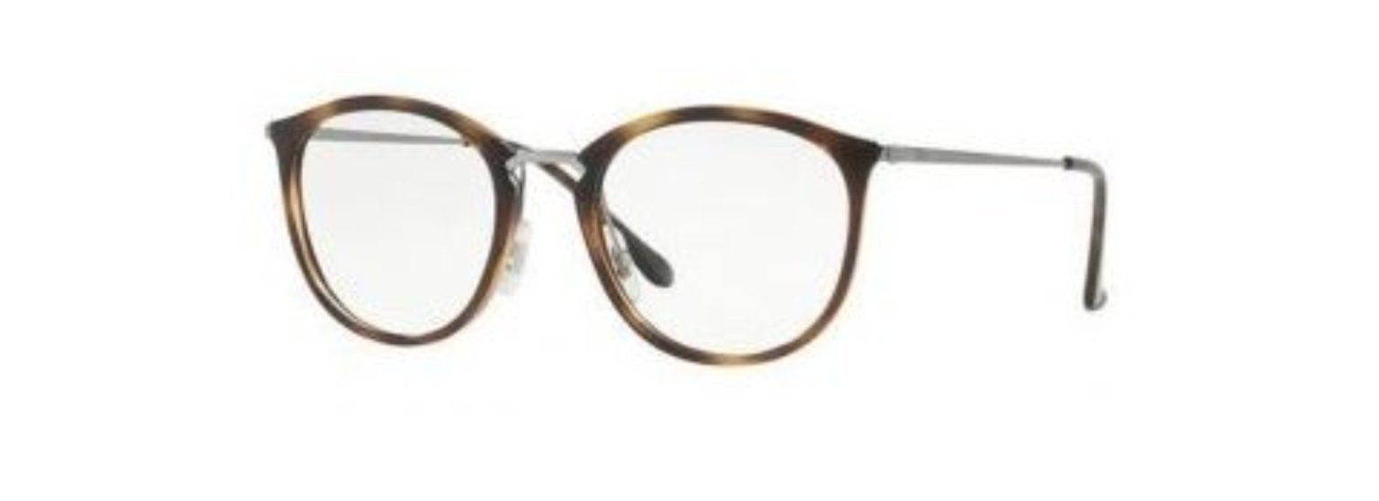 Ray-Ban Brown Glasses, Unisex, 51 Mm, 7140 Vista