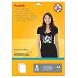 Kodak Inkjet T-Schirt Transferfolie für brilliante Druckqualität von Fotos, Bildern und Texten  mit hoher Auflösung.