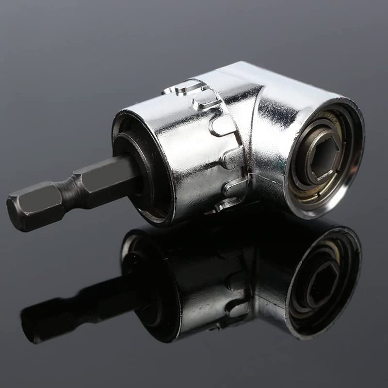 Haakse Boor Schroevendraaier Hoek Adapter 1/4 Inch 105 Graden Socket Schroevendraaier Houder Adapter