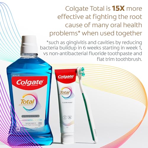 Colgate Total Active Prevention Clean Mint Toothpaste, Anticavity Toothpaste with Fluoride, Clinically Proven to Help Fight Plaque Bacteria, Helps Minimize Bad Breath, 5.1 oz - image 2