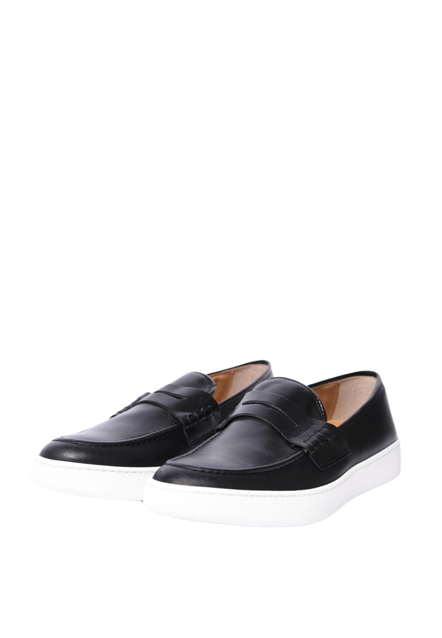 Mocassini Uomo Eleganti Pelle Made in Italy Mocassino Uomo Sportivo con Suola Bianca