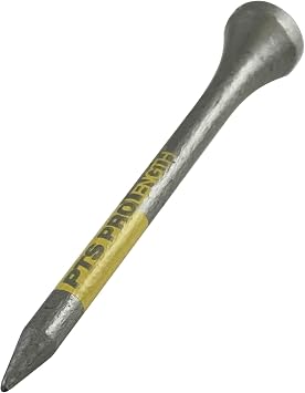 PrideSports PTS Titanium Strength Wooden Golf Tees | 75 Count, 2-3/4 Inch | 8% Thicker Shaft for More Durability