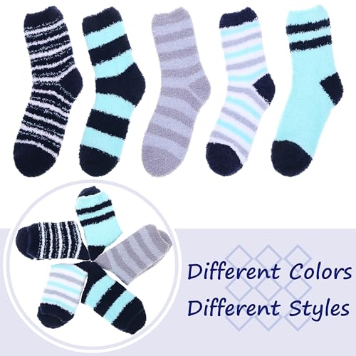 Image of Anlisim Fuzzy Socks for Women, Soft Comfy Cozy Fluffy Thick Winter Warm Fleece Slipper Socks